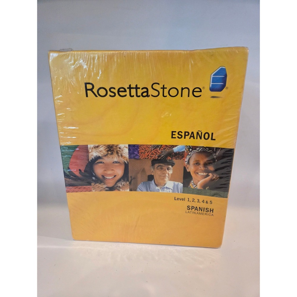Rosetta Stone Spanish Latin America Levels 1-5 V3 Personal Edition New Sealed